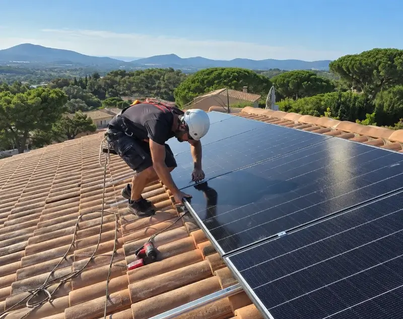 Installateur panneaux solaires Montcaret — pose photovoltaïque sur toiture