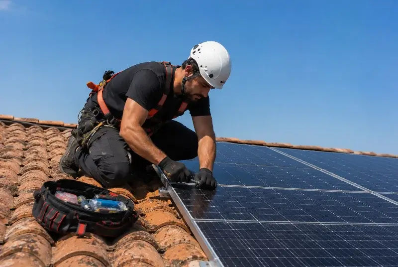 Maintenance et monitoring de panneaux solaires à Montcaret