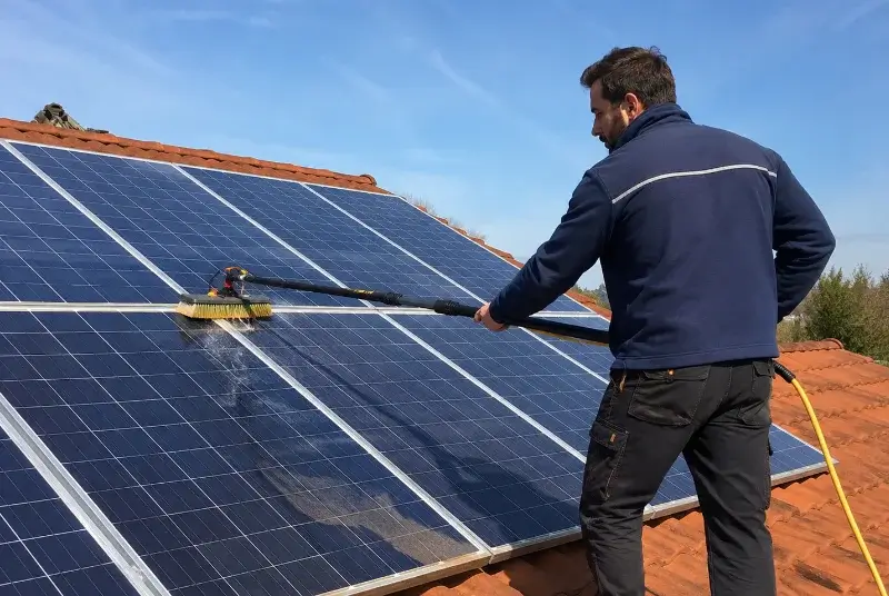 Nettoyage et entretien de panneaux solaires à Montcaret